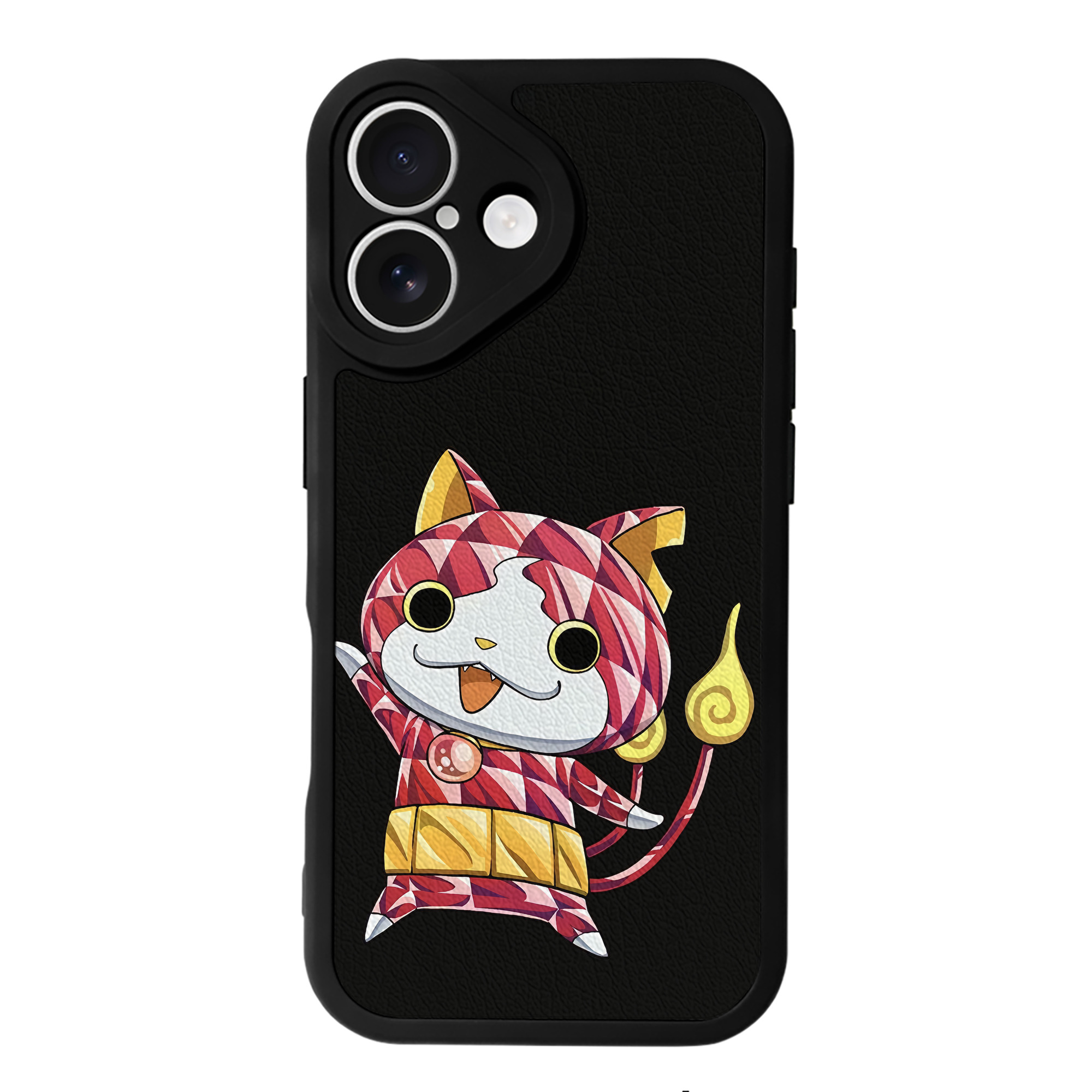 （画像用） 妖怪ウォッチ Yo-kai Watch 【iPhone 16シリーズ対応】シリコンスマホケース（レザー調） 材質：シリコン